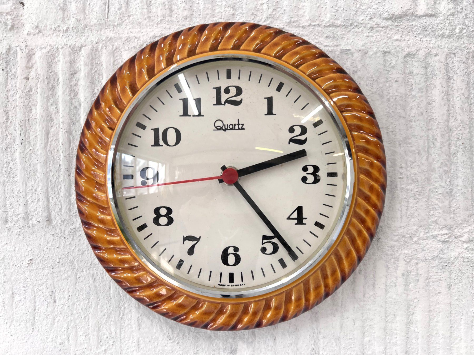Orologi da terra & Orologi da parete: Vintage, Keramik Wanduhr – Usato da Walzenhausen venduto da stilvollwohnen 4