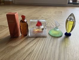 Mini Parfum Kollektion - 4 seltene Fläschli für Sammler!