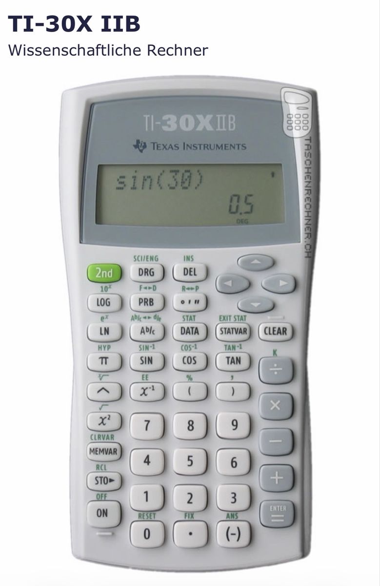 Texas Instruments Taschenrechner: Taschenrechner TI-30X IIB – Gebraucht aus Dübendorf von ilianalou 3