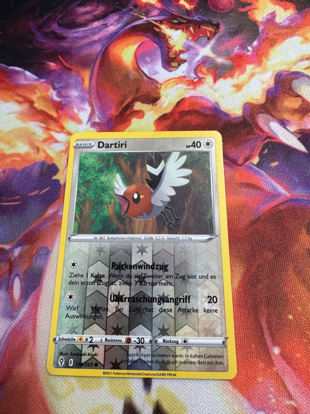 Pokémon Sammelbilder & Trading cards: Dartiri (EVS 138) / Reverse Holo / Drachenwandel – Neu (gemäss Beschreibung) aus Bülach von CherryBlu