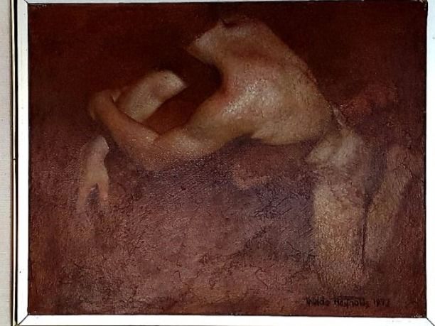 Dipinti: Akt Gemälde von Wade Reynolds 1973 – Nuovo (secondo la descrizione) da Zürich venduto da adriben 2