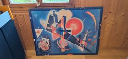 Gemälde Abstrakt Wassily Kandinsky guter Zustand