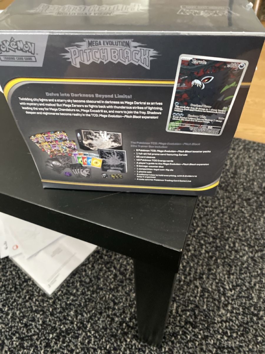 Pokémon Sammelbilder & Trading cards: Pokémon Mega Evolution Pitch Black Elite Trainer Box ENGLISH – Neu und originalverpackt aus Ettingen von RobiMM 3