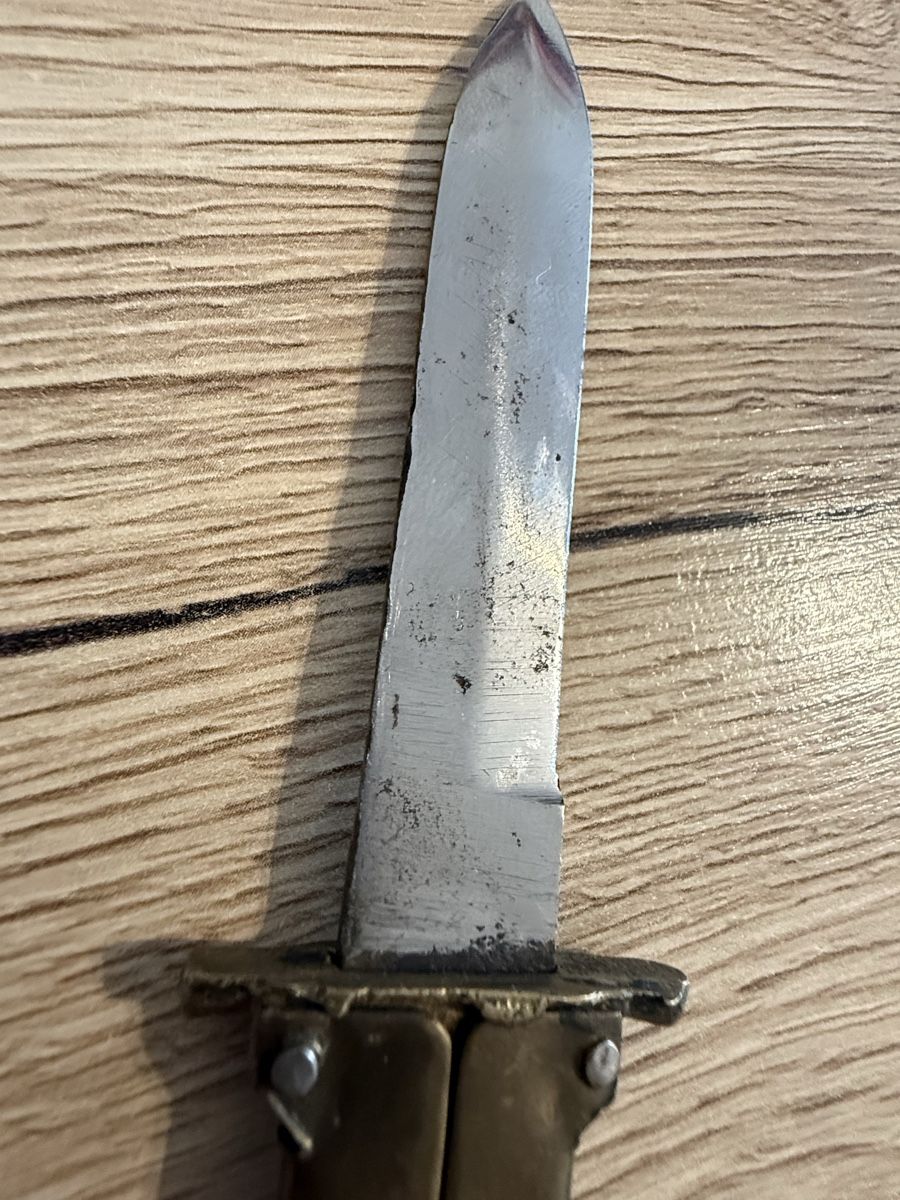 Posate: Altes Pantographenmesser mit Messinggriff – Usato da Wettingen venduto da Ni_la_lo 4