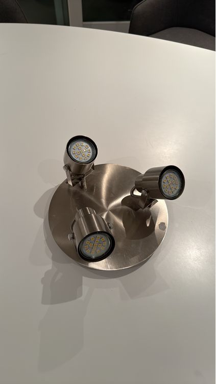 Lampadari & plafoniere: LED Deckenlampe Edelstahl (inkl. Glühmittel) – Usato da Wädenswil venduto da Virtualx