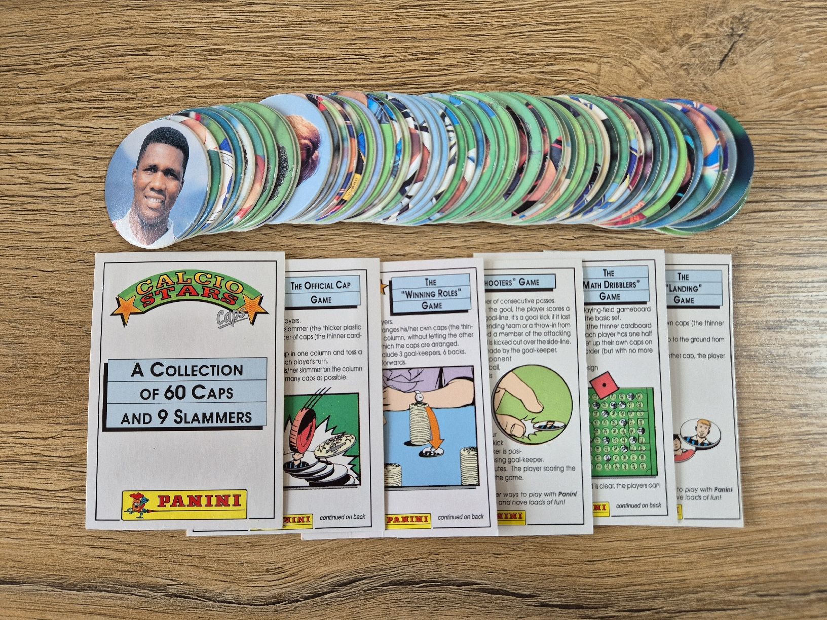 Panini Sammelbilder & Trading cards: Collection complète Panini Calcio Stars Pogs/Caps – Neu (gemäss Beschreibung) aus Choëx von Stoj 1