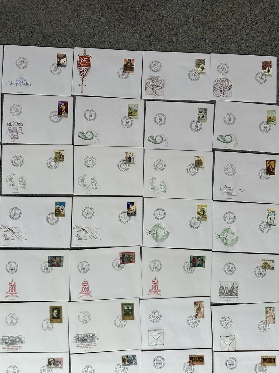 Tutti i francobolli: Liechtenstein - FDC 12.3.84 - 9.3.87 - 77 Stück – Usato da Schmitten / FR venduto da Samsara169 2