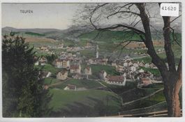 Teufen - Generalansicht - coloriert