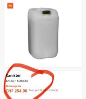 %6 Stk neue 25 Liter Kanister mit Deckel