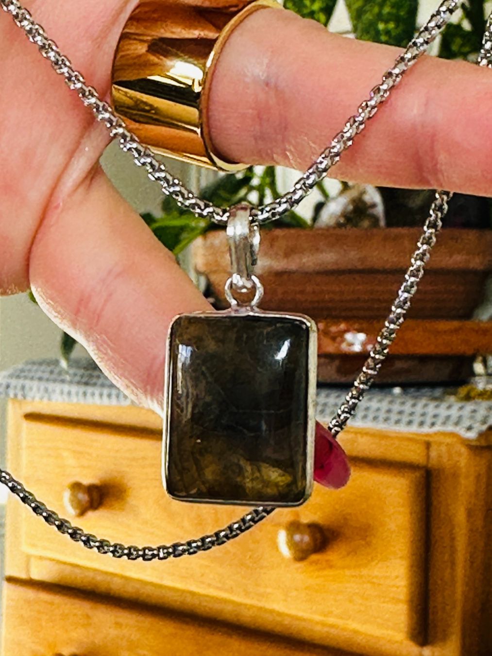 Catenine: Vintage-Labradorite Gemstone Handmade Jewelry – Nuovo e nell'imballaggio originale da Genève venduto da AGBERG 6