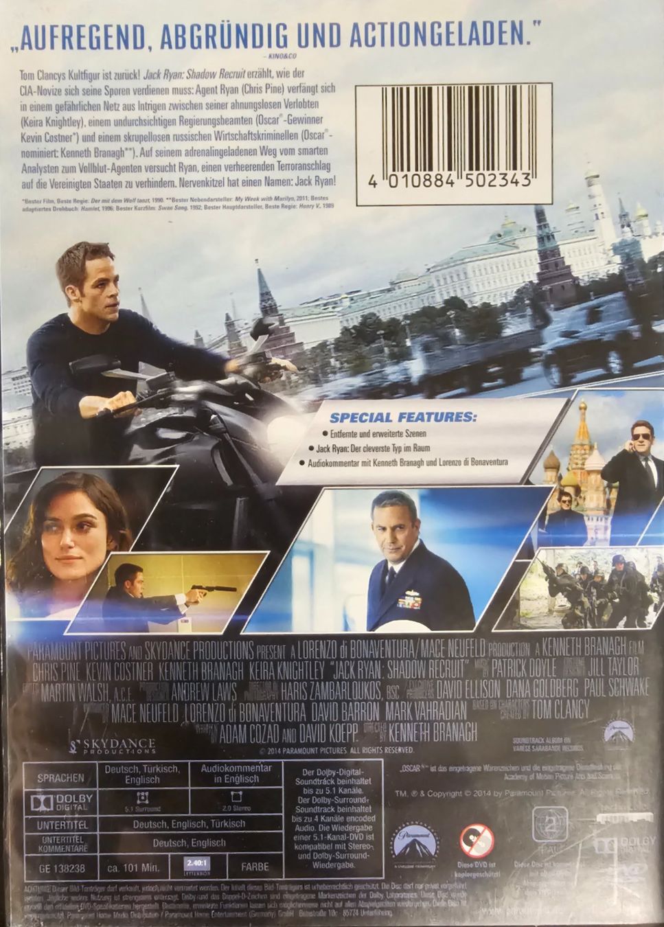 Alle DVDs: Jack Ryan: Shadow Recruit – Gebraucht aus Wahlen b. Laufen von Cg10 1