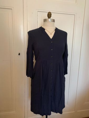 Noa Noa Kleid dunkelblau Gr. 36