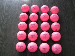 Balles de golf Srixon roses 20 pièces excellent état