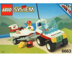 Lego 6663 Wave Rebel (1993) RARITÄT!