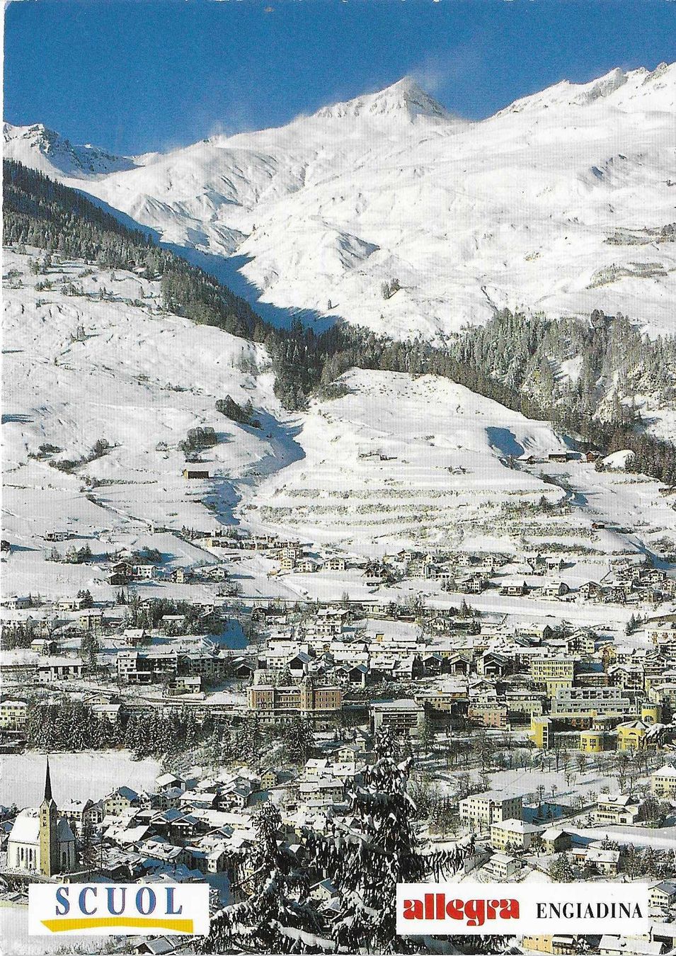 Cartoline postali: Scuol mit Piz Champatsch GR – Usato da Rothrist venduto da Stranglehold