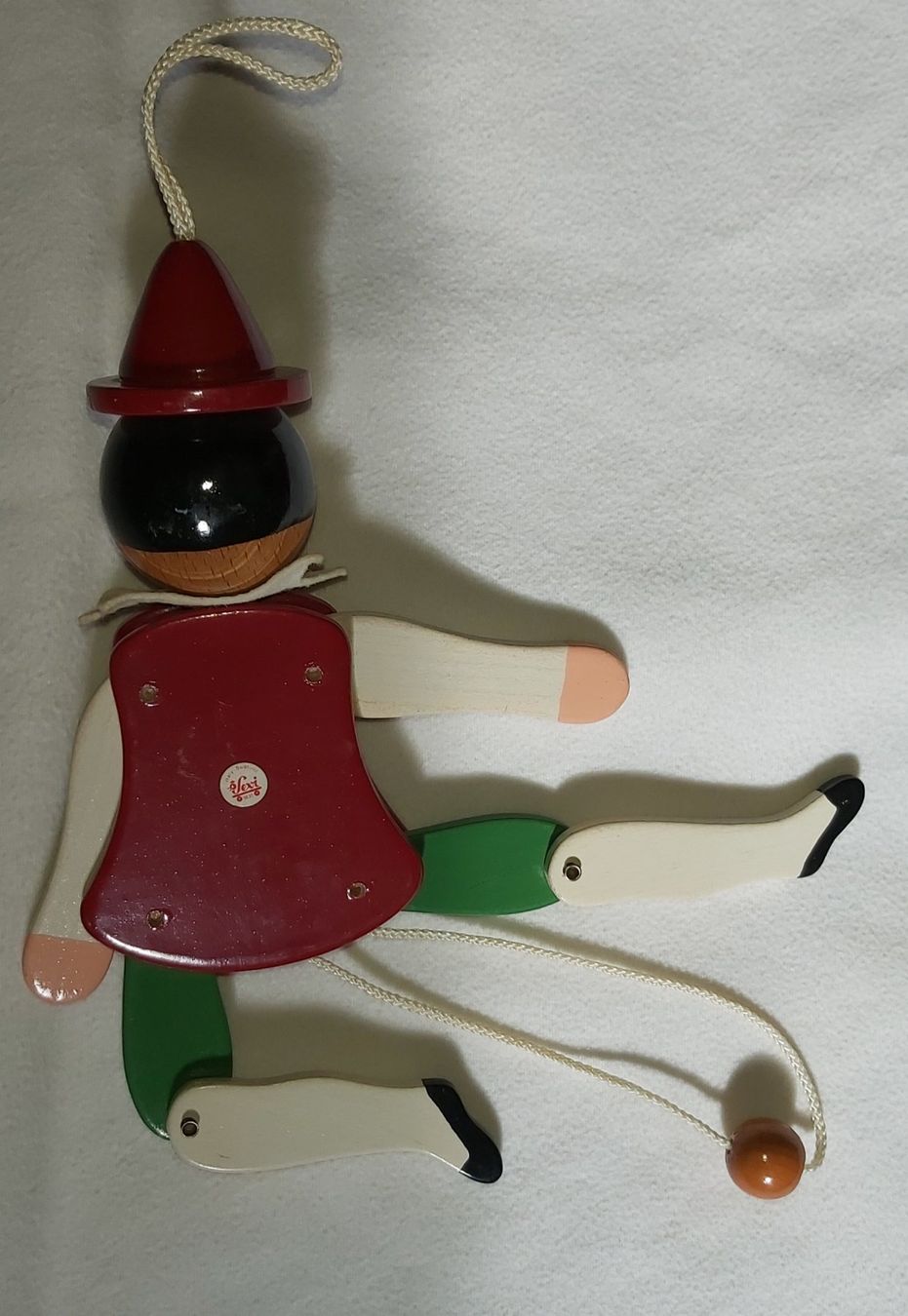 Spielzeuge: Holz-Hampelmann, Pinocchio 😀 – Neu (gemäss Beschreibung) aus Greppen von 86Sina 2