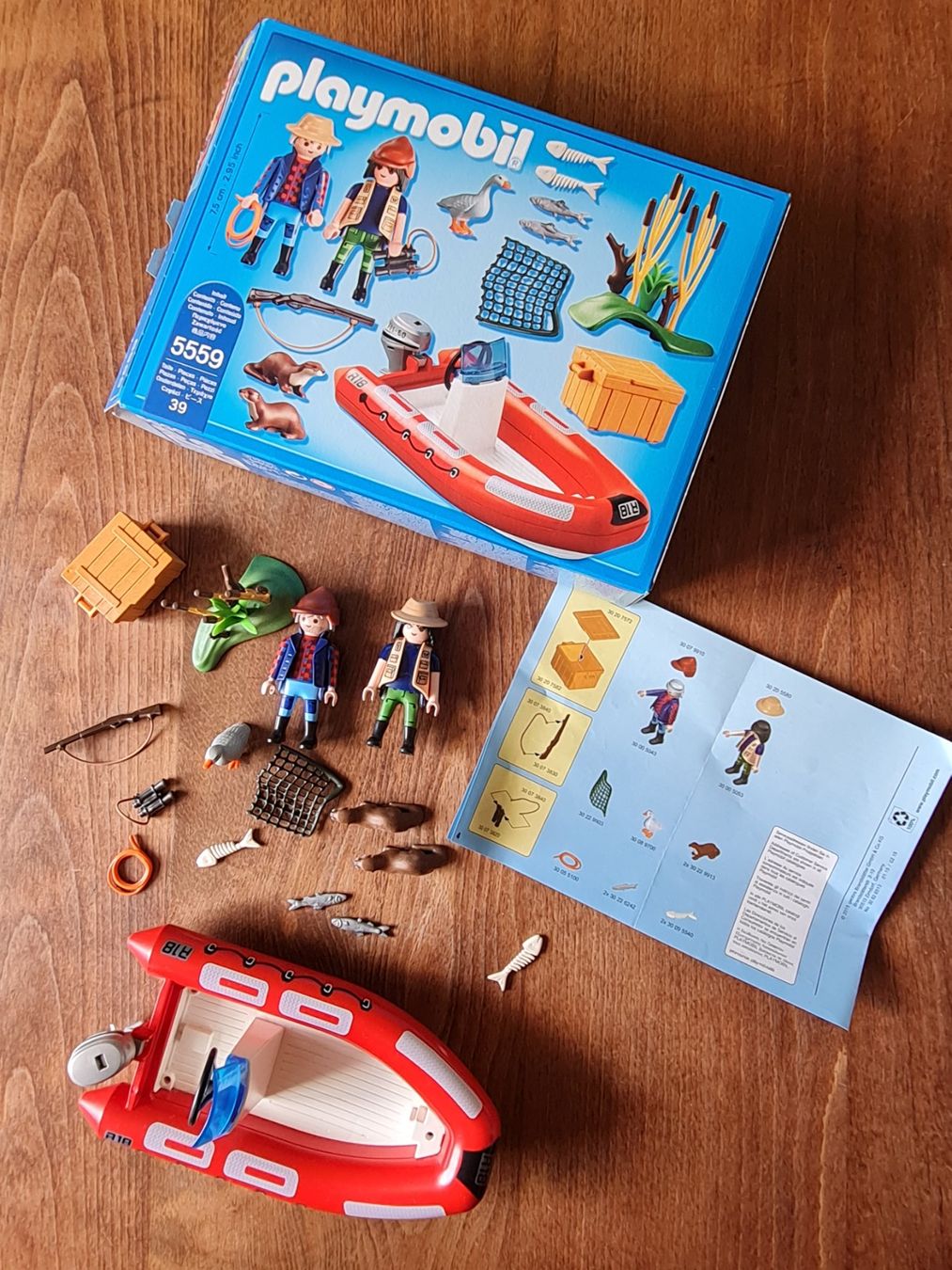Playmobil Giocattoli: Playmobil 5559, Schlauchboot mit Wilderern – Usato da Zürich venduto da chralo 1