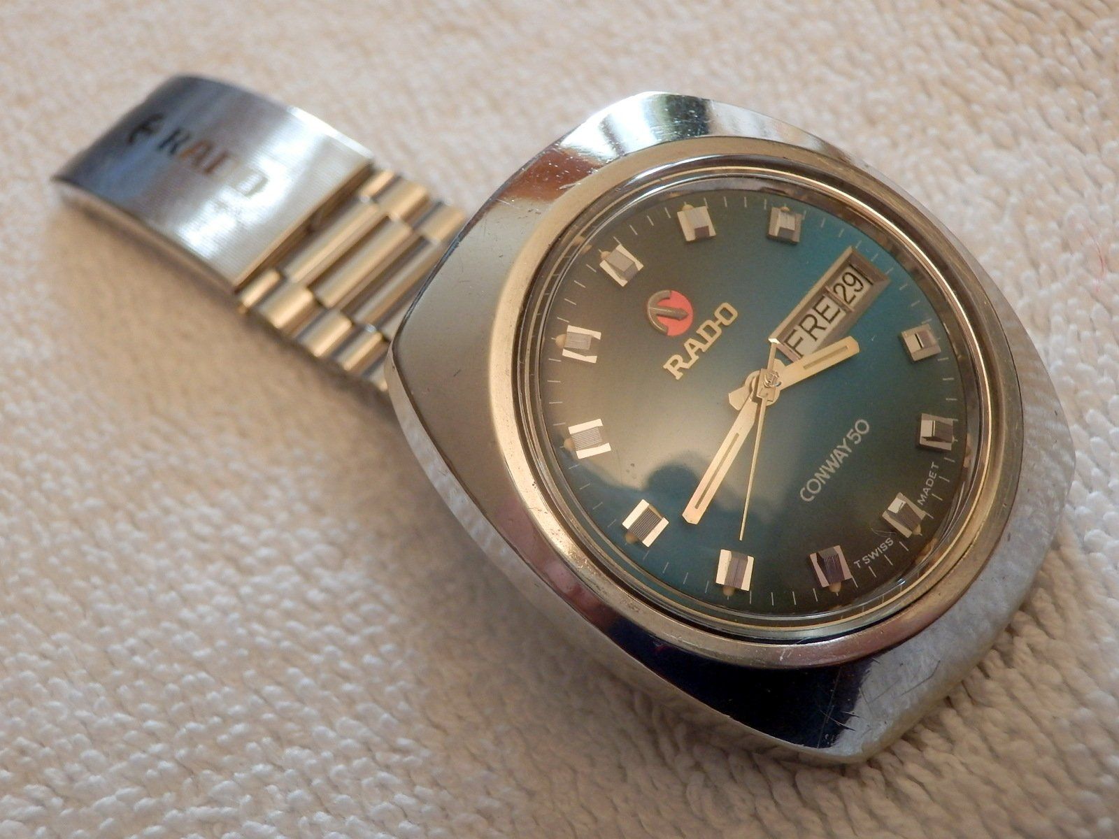Rado Orologi: Rado Conway50, Automatic, Day Date, 36 x 41mm, revidiert – Usato da Ueberstorf venduto da dinbau 7