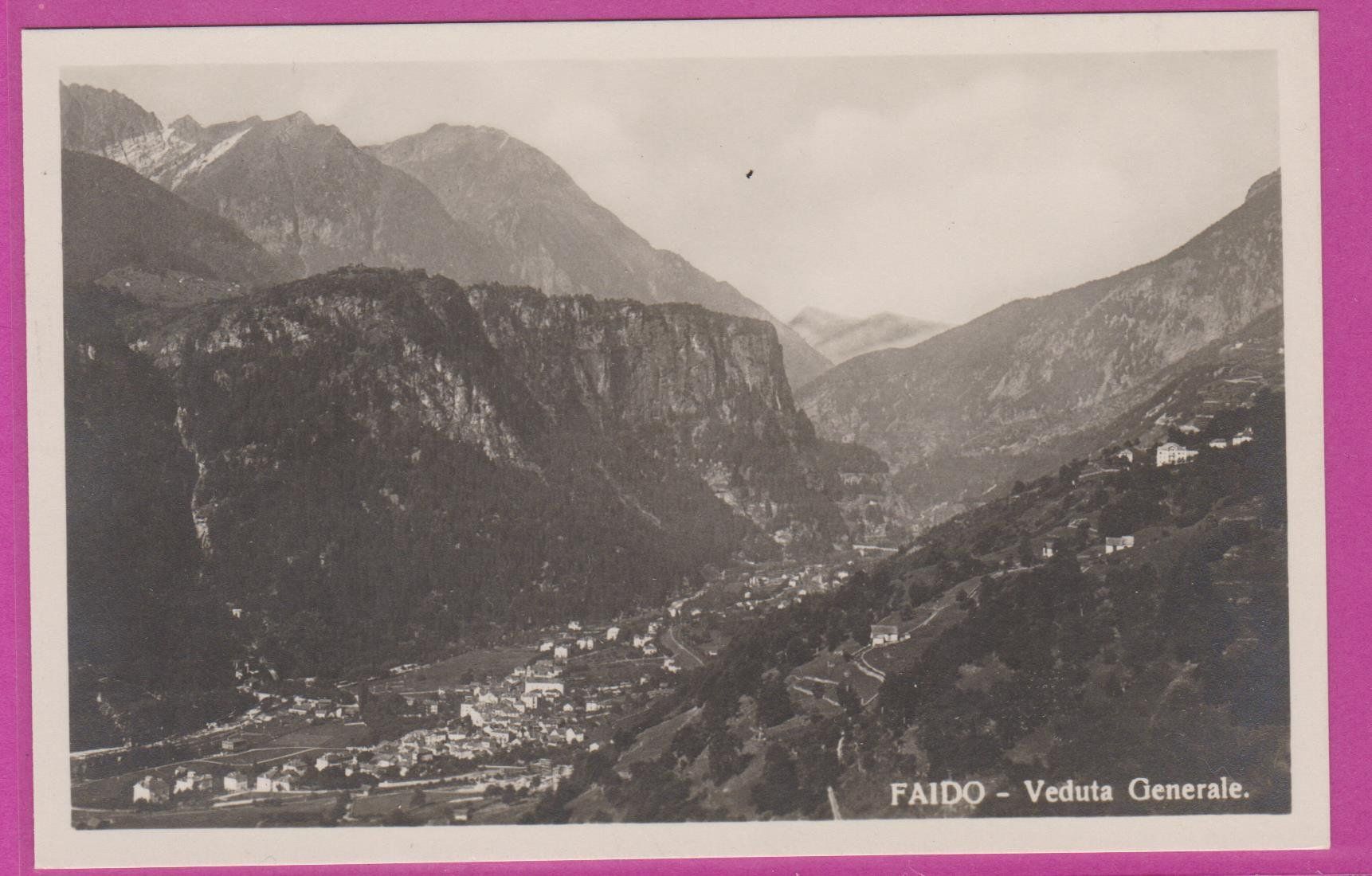 Cartoline postali: Faido    -    alte Ansichtskarte um 1920 – Usato da Vitznau venduto da Ropaku