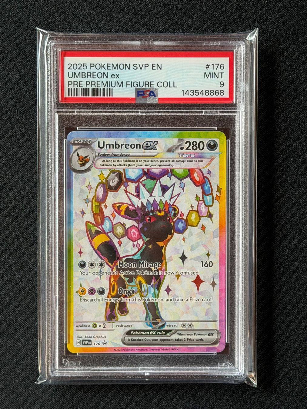 Pokémon Carte collezionabili: Umbreon ex - Promo 176 - PSA 9 – Usato da Ilanz venduto da caui