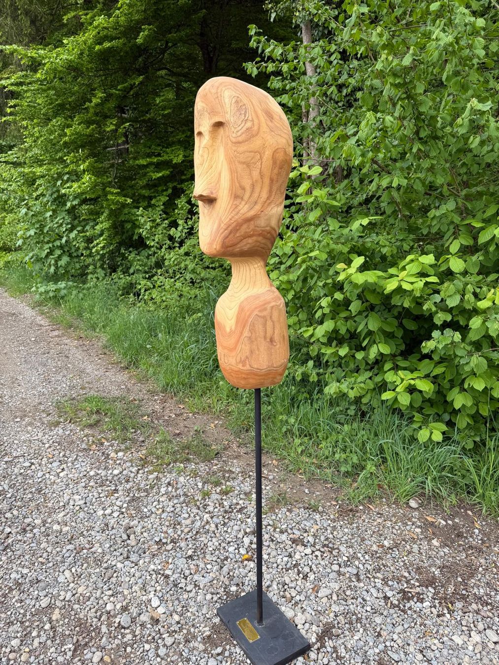 Skulpturen & Statuen: Holzskulptur "Kopf" von Georg Achermann – Neu (gemäss Beschreibung) aus Nürensdorf von Juergb 1
