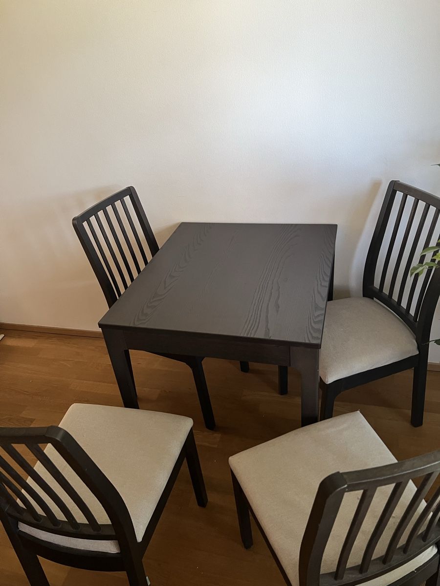 Ikea Tischset: Esstisch mit 4 Stühlen – Gebraucht aus Zürich von mar_l82d 1