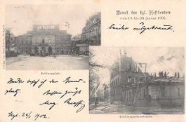 Brand des HOFTHEATERS Stuttgart 1902