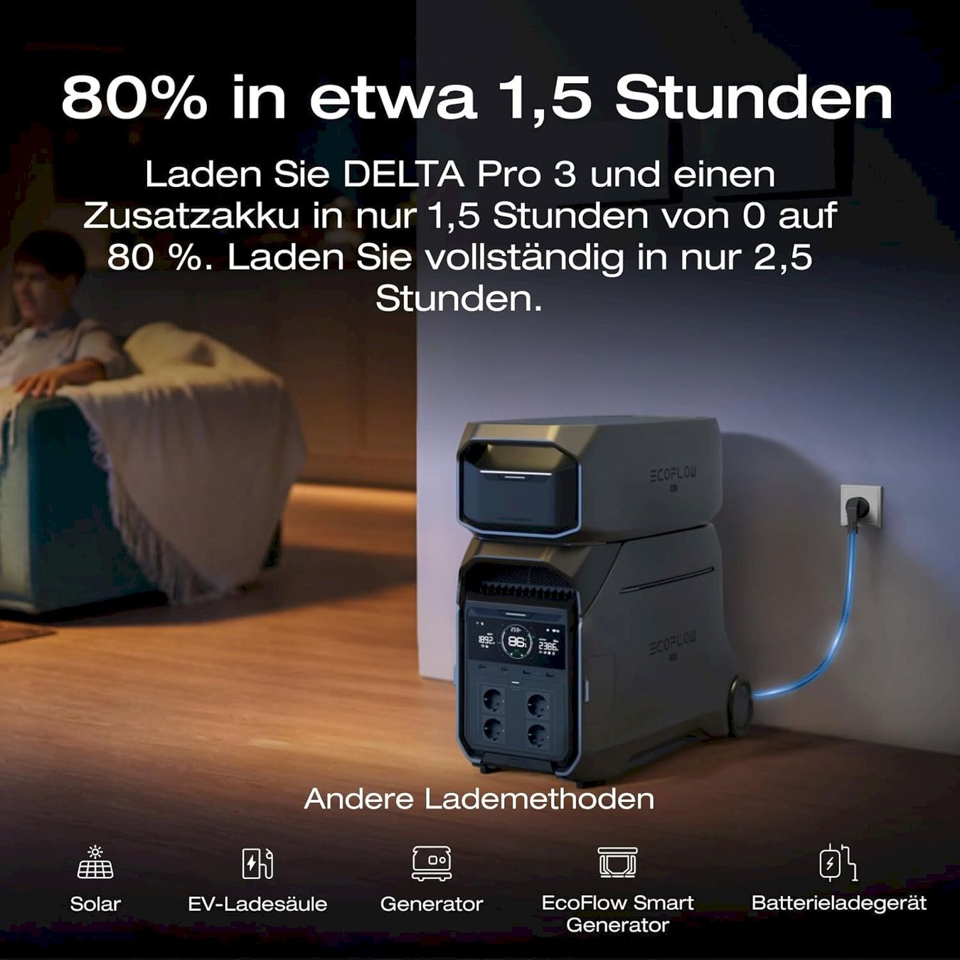 Ecoflow Batterie: EcoFlow DELTA Pro 3 Zusatzbatterie – Nuovo e nell'imballaggio originale da Bottighofen venduto da zaap 6