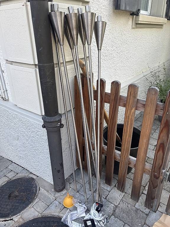 Cheminée: GRATIS Fackeln für den Garten  – Gebraucht aus Liebefeld von lisi0101 1