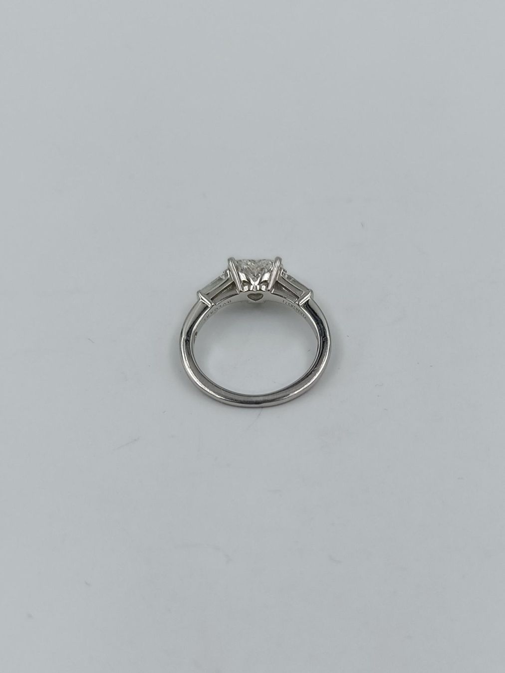 Ringe: BVLGARI HERZ DIAMANT RING IN 950 PLATIN – Gebraucht aus Luzern von EdiGem 9