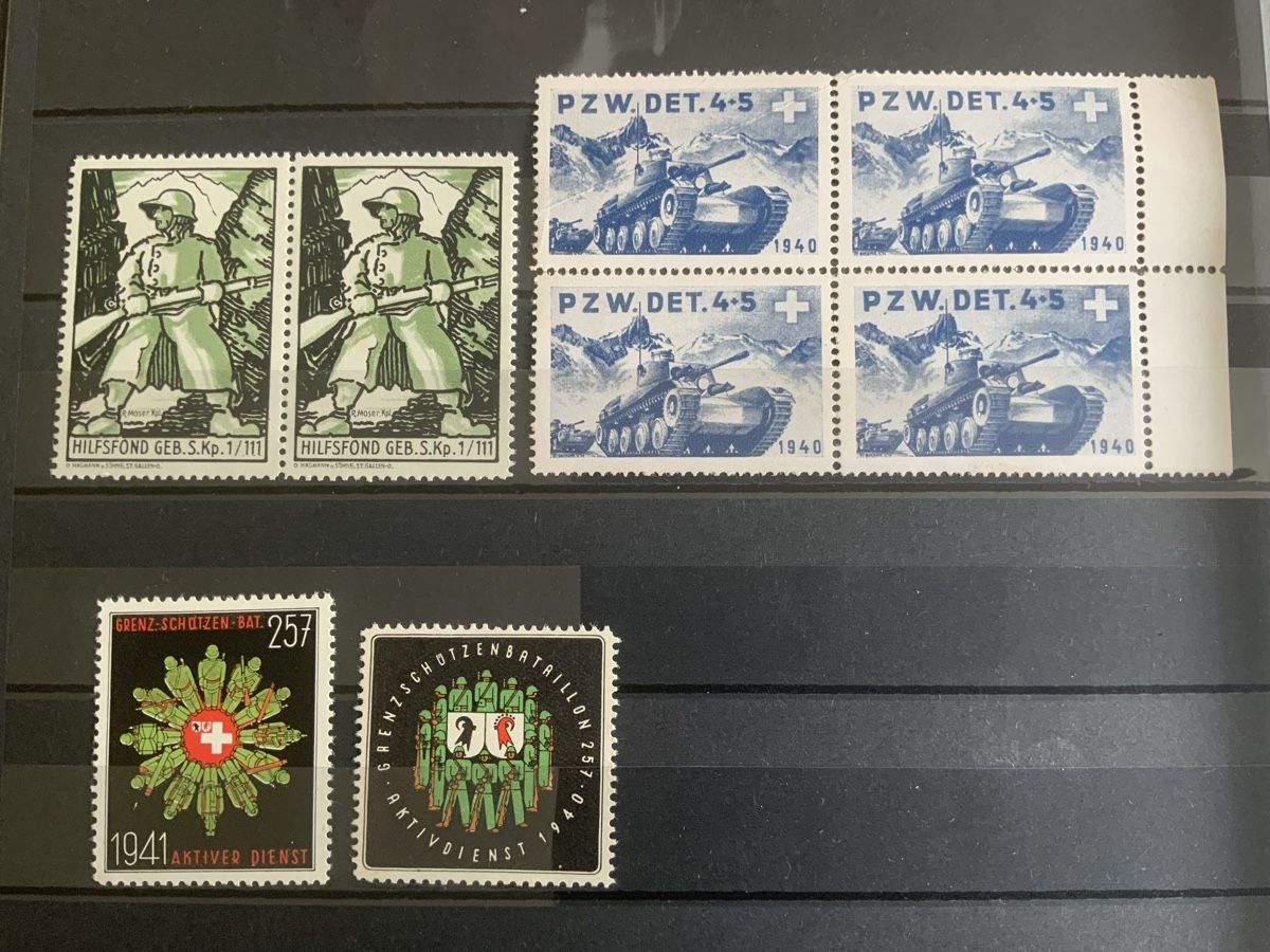 Tous les timbres: Soldatenmarken – Neuf (Voir description) à Binningen par chr_cr5n