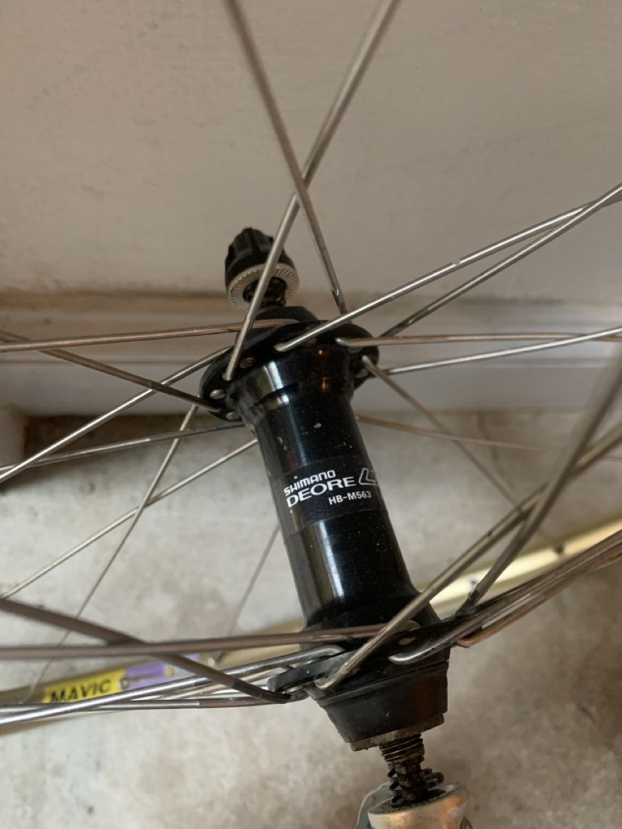 Pneumatici & Ruote complete: Radsatz Mavic 221 Gold, Shimano Deore LX Naben – Usato da Basel venduto da Clover_Crest 3