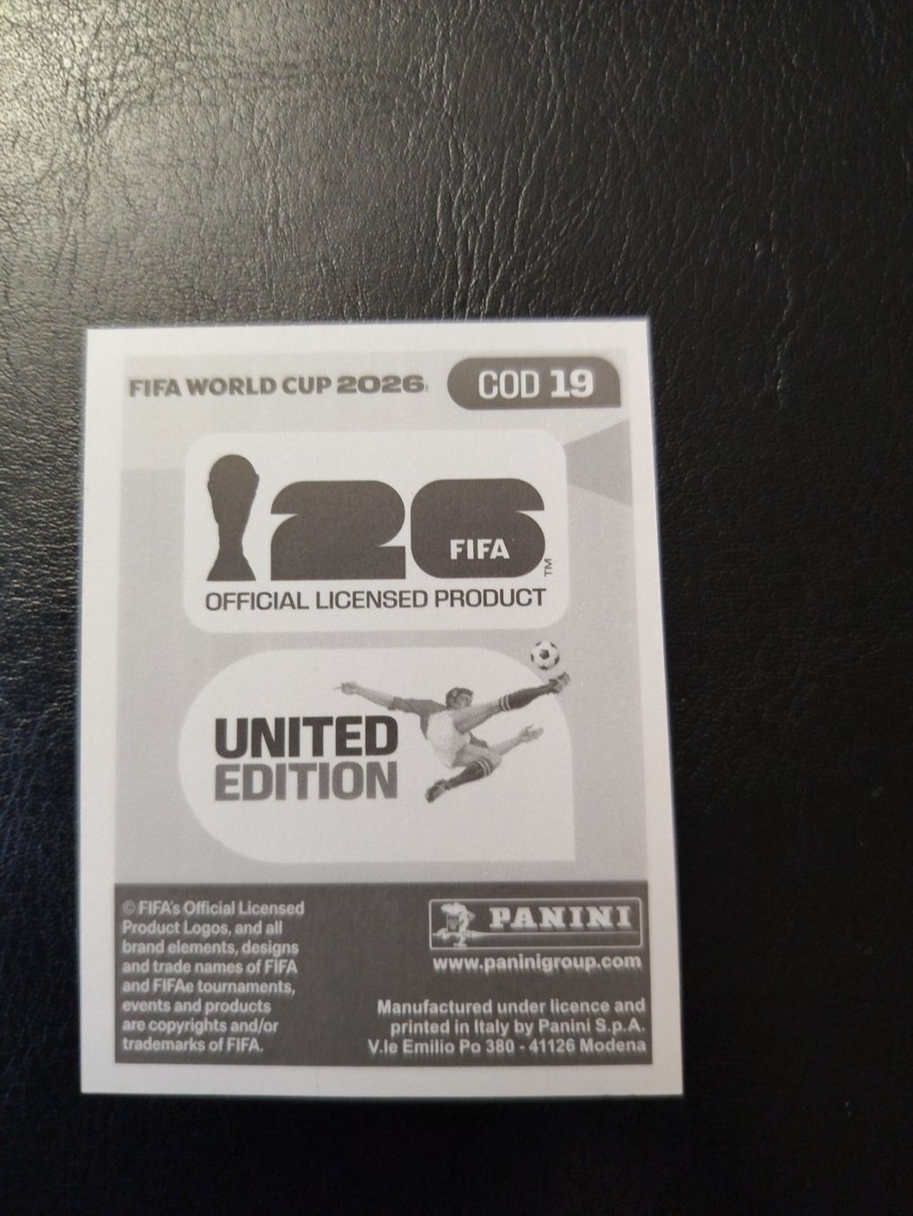 Panini Sammelbilder & Trading cards: Panini FIFA World Cup 2026 COD 19 – Neu (gemäss Beschreibung) aus Matzingen von Clie42 1