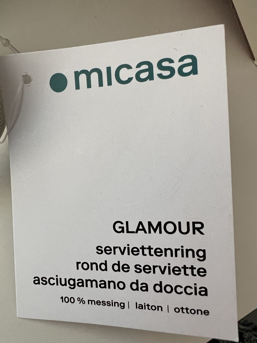 Altro in Decorazioni & Accessori: Serviettenring Micasa  – Nuovo e nell'imballaggio originale da Uster venduto da SmartSales_zh 1