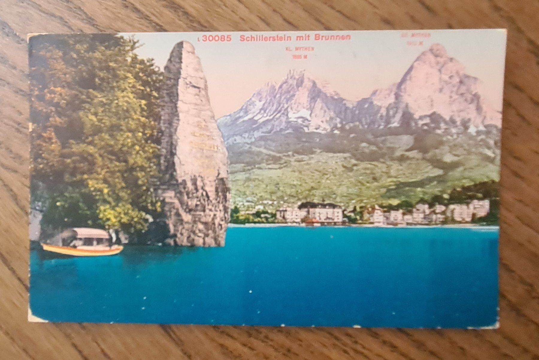 Cartoline postali: Schillerstein mit Brunnen 1912 – Usato da Ebikon venduto da Donar50
