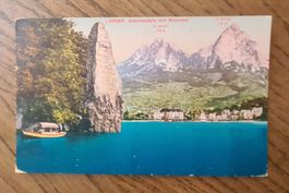 Schillerstein mit Brunnen 1912