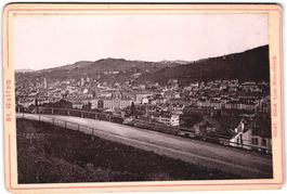 Fotografie St. Gallen, Blick vom Rosenbe