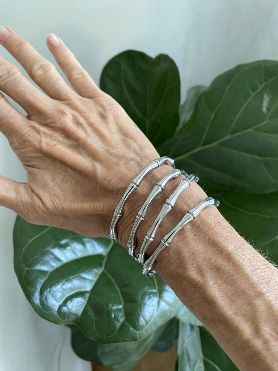 Bracciali & Braccialetti: 3  bambus stainless steel cuffs – Usato da adliswil venduto da PRELOVED_