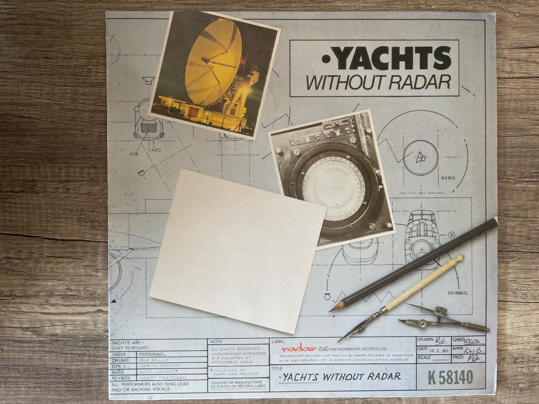 Vinyles: A5/Yachts Without Radar – D'occasion à Frutigen par Philippe_jsp