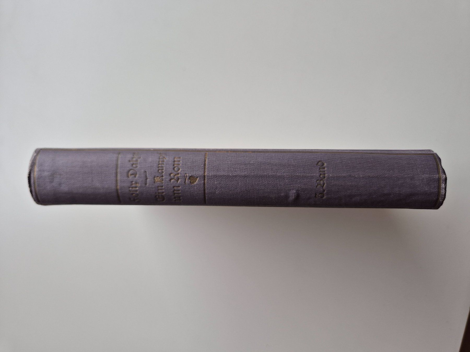 Libri: Ein Kampf um Rom  -   Felix Dahn    1920 – Usato da Niederweningen venduto da Obson 5