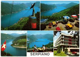 Serpiano - 5 Bild AK