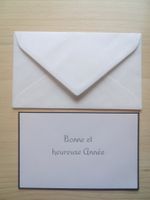 carte de vœux Bonne Année - neuve