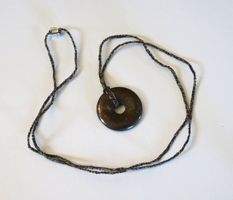 Kette Pyrit Donut