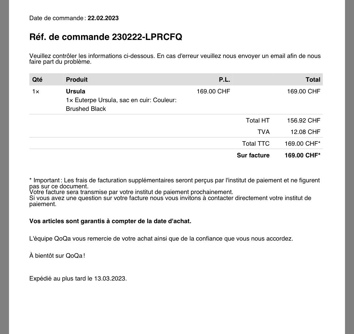 Borse: Cabas en cuire EUTERPE – Usato da Mur (Vully) FR venduto da lea_rsw7 9