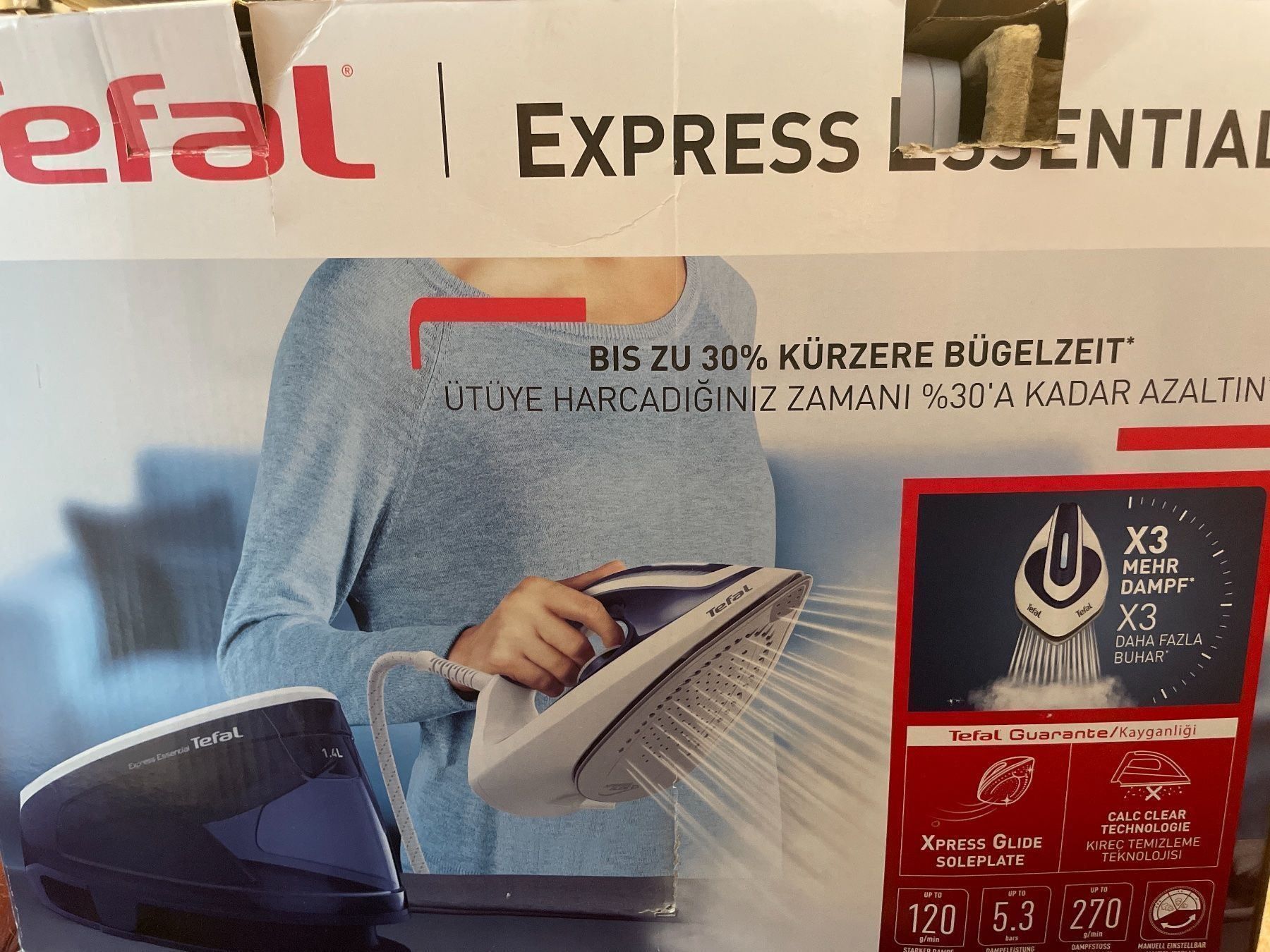 Tefal Bügeleisen: TEFAL EXPRESS ESSENTIAL-SV6116 – Gebraucht aus Glattbrugg von prod01 2
