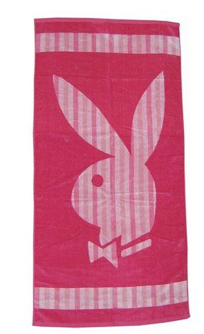 Playboy Badetücher: Playboy Handtuch - Classic Stripe Pink – Neu (gemäss Beschreibung) aus Ennetbürgen von open24shop