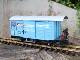 LGB RhB Güterwagen Cargo Domizil - Metallachsen