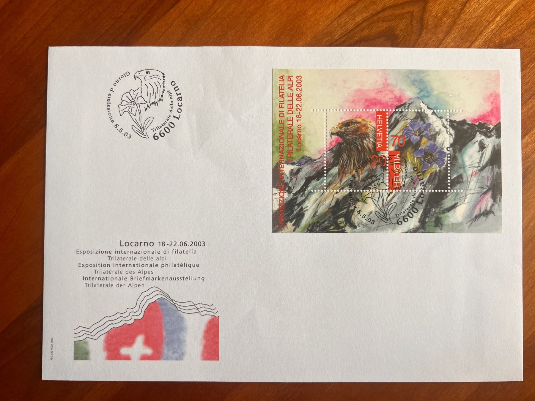 Tutti i francobolli: Erstagsbrief FDC 2003 Midi Brief  (R147) – Usato da Hinwil venduto da Sidi4