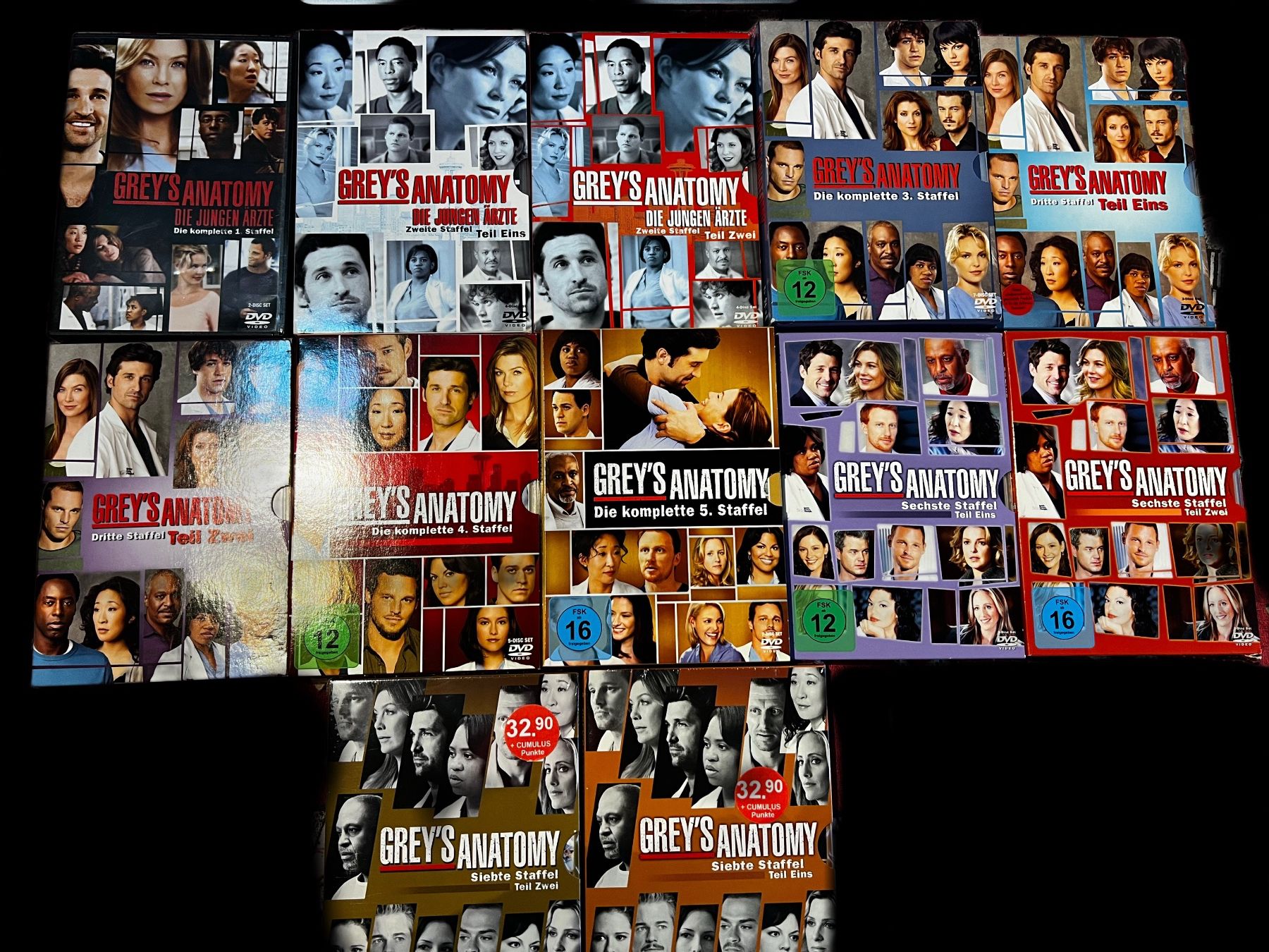 Tutti i DVDs: Grey's Anatomy DvD's Staffeln 1-7 – Nuovo (secondo la descrizione) da Aristau venduto da pep_bt2v 1