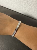 GUESS Damen Armreif Silber mit Kristallsteinen